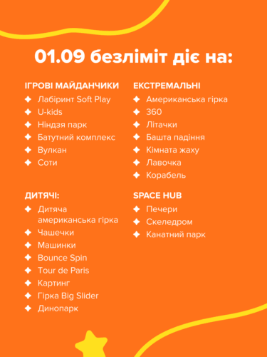 1 вересня - це не тільки шкільні дзвоники, а й Понеділок розваг у Galaxy Lavina 🎉 | GALAXY - Фото 17 1 вересня - це не тільки шкільні дзвоники, а й Понеділок розваг у Galaxy Lavina 🎉 - Фото 17